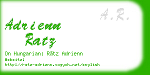 adrienn ratz business card