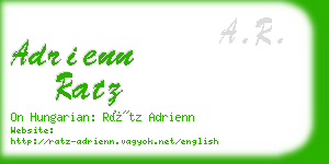adrienn ratz business card